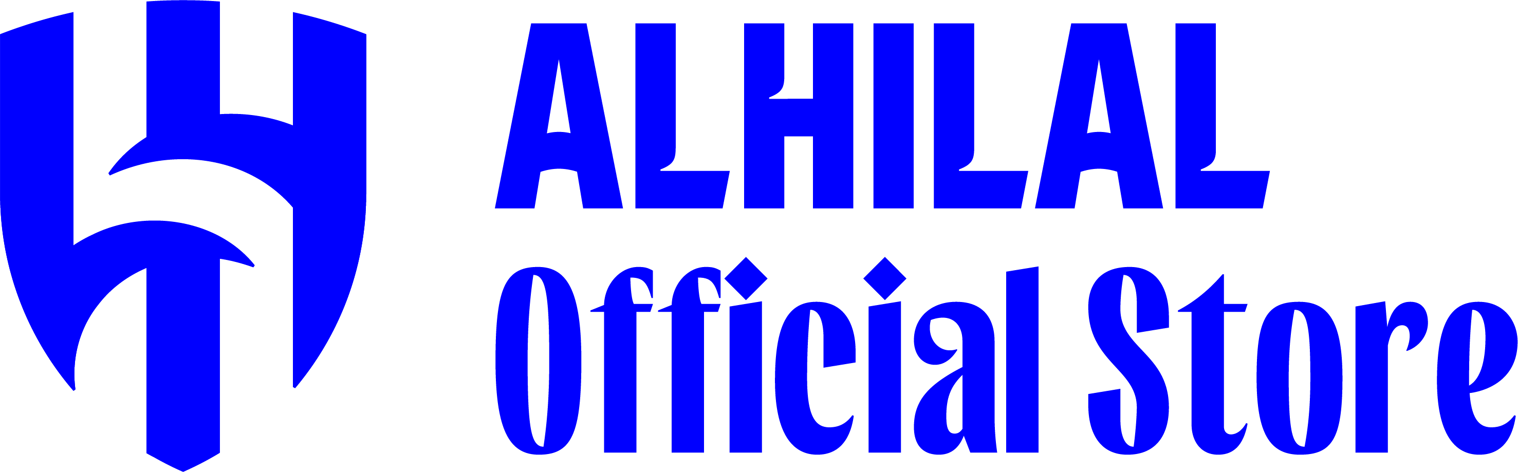 Alhilal Official Store logo with blue and white design